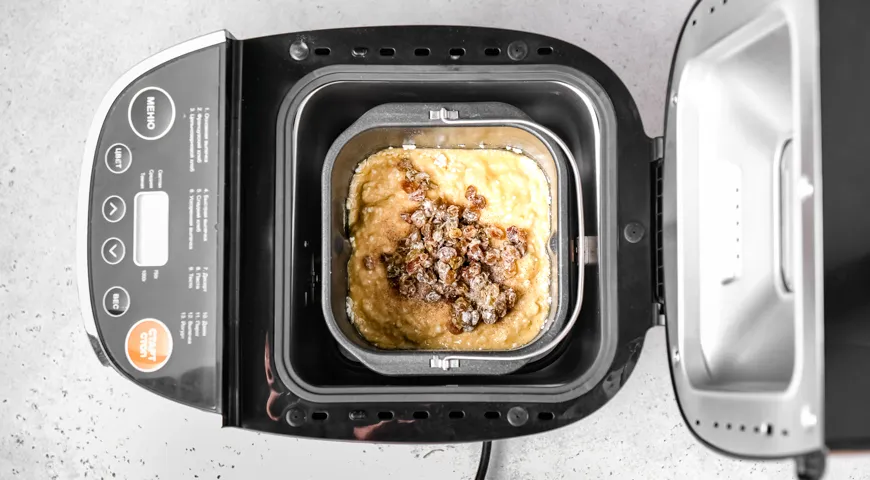 Творожный кекс в хлебопечке