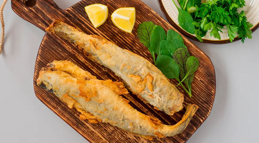 Жареная навага