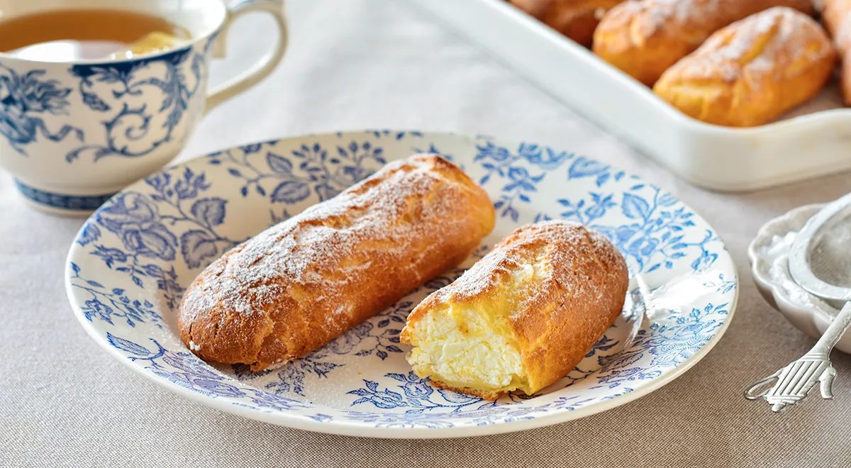 Рецепт творожных эклеров