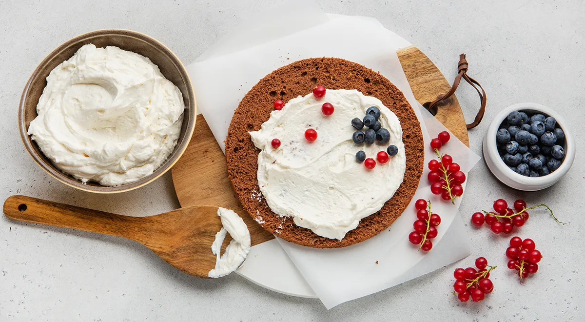 Заварной крем с творогом