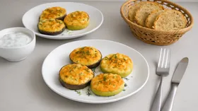 Кабачки и баклажаны запеченные в духовке под сыром