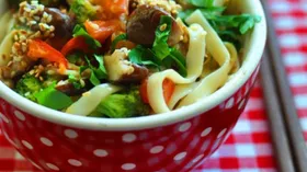 Рецепты с грибами, мягкими сырами и макаронами