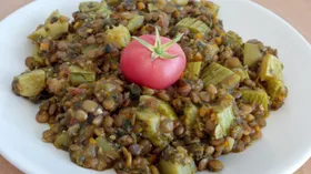 Простые рецепты с луком пореем и бобами