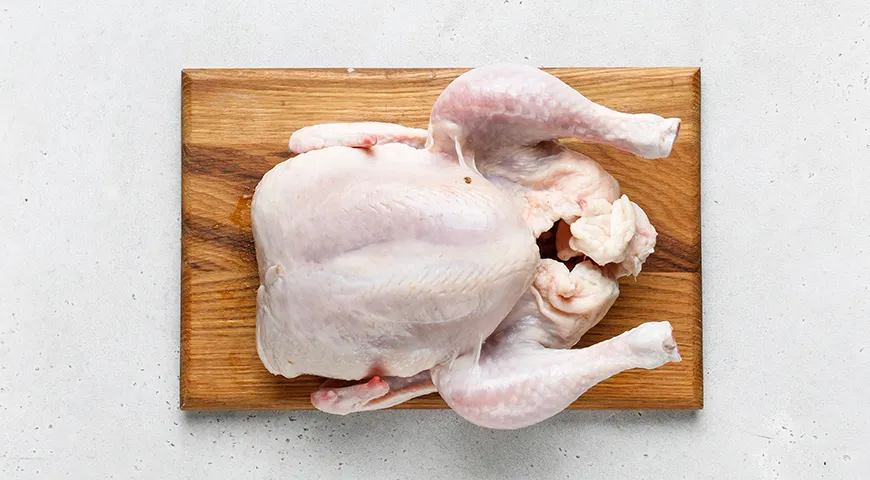 Курица в духовке целиком с хрустящей корочкой