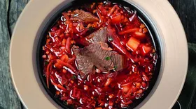 Классический борщ с говядиной