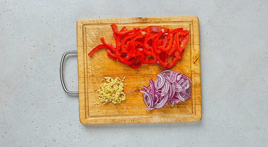 Стир-фрай с кальмаром
