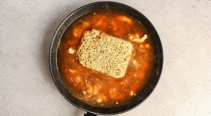 Рамен с курицей