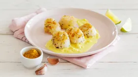Рецепты с морским гребешком и соусами