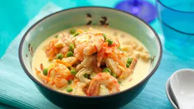 Простые рецепты с молоком кокосовым и креветками