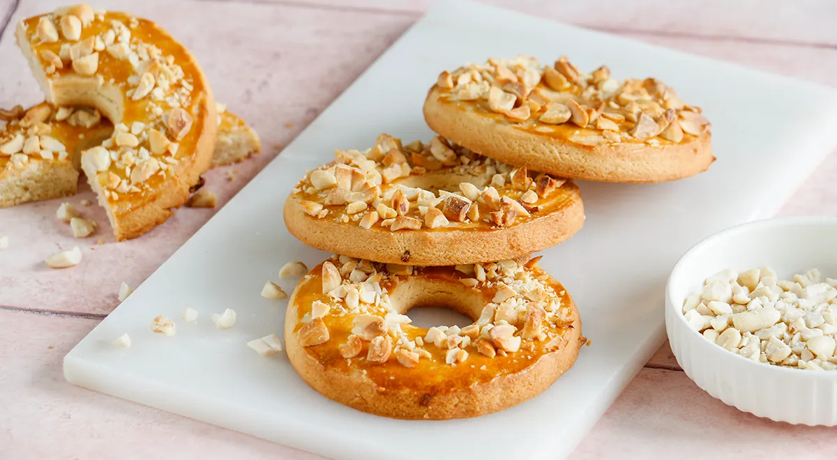 Рецепт песочных колец с орехами по ГОСТу