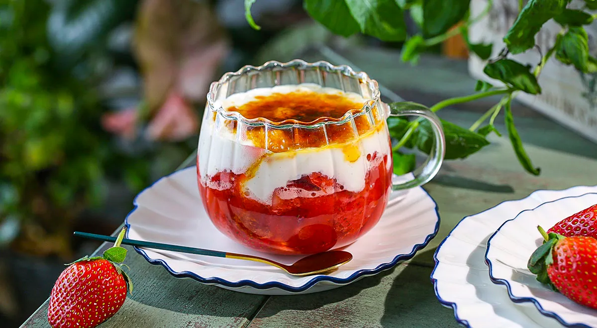Клубничное брюле