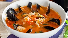 Рецепты с алкоголем, морепродуктами и рисом