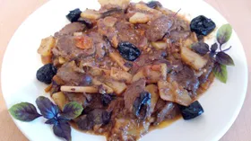 Рецепты с овощами, мясом и курагой