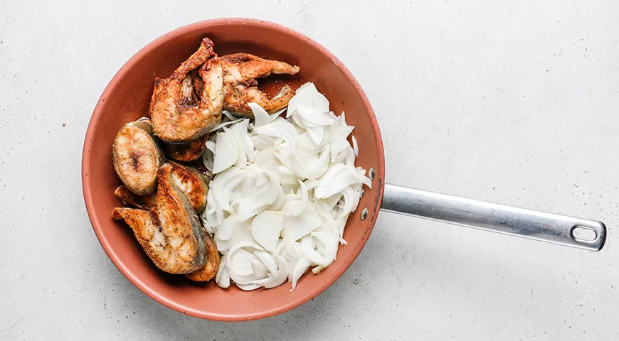 Терпуг, жаренный на сковороде