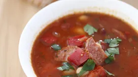 Рецепты с чесноком, маслом растительным и фасолью красной