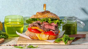 Бургер с говядиной