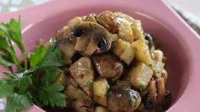 Рецепты с грибами, маслом растительным и баклажаном
