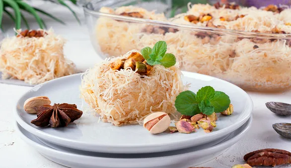 Как приготовить тесто катаифи и создать десерты, как в Стамбуле и Дубае