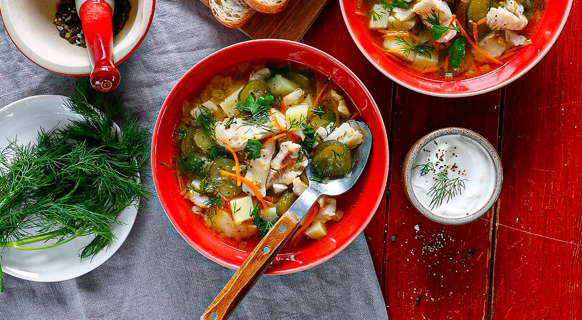 Суп калья с судаком