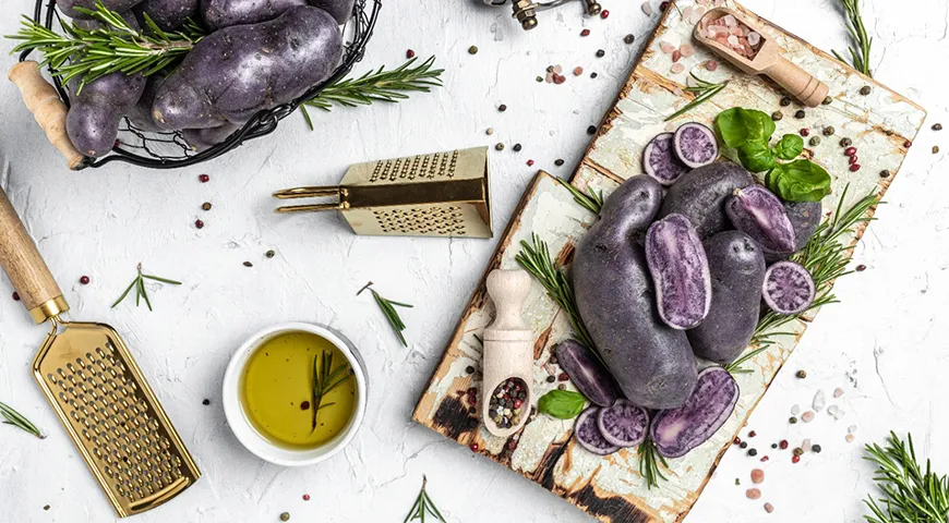 Экзотик (Exotic) — голландский сорт фиолетового картофеля