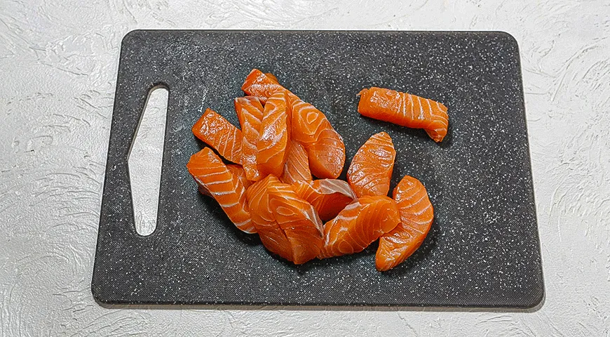 Якитори из лосося