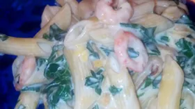 Рецепты со сливками, макаронами и креветками