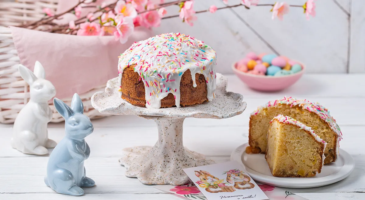 Кулич на йогурте