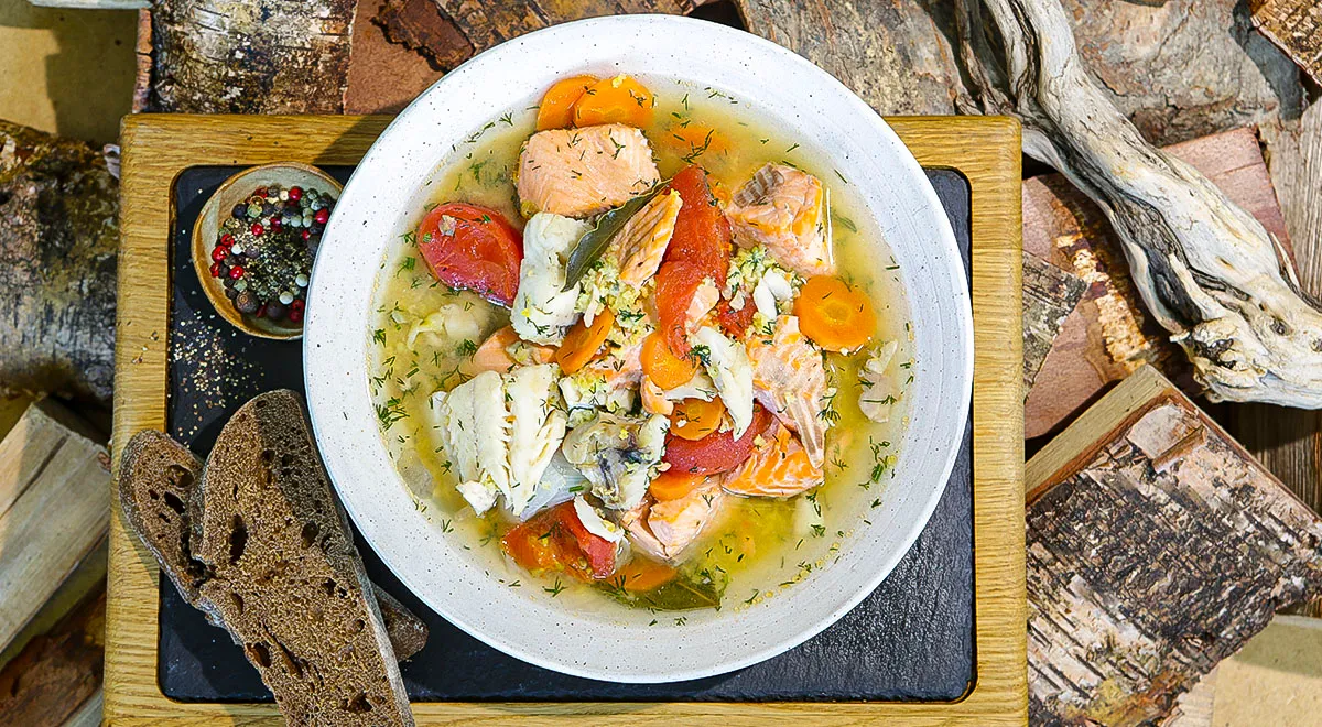 Рецепт настоящей ростовской ухи (можно приготовить с усачом)