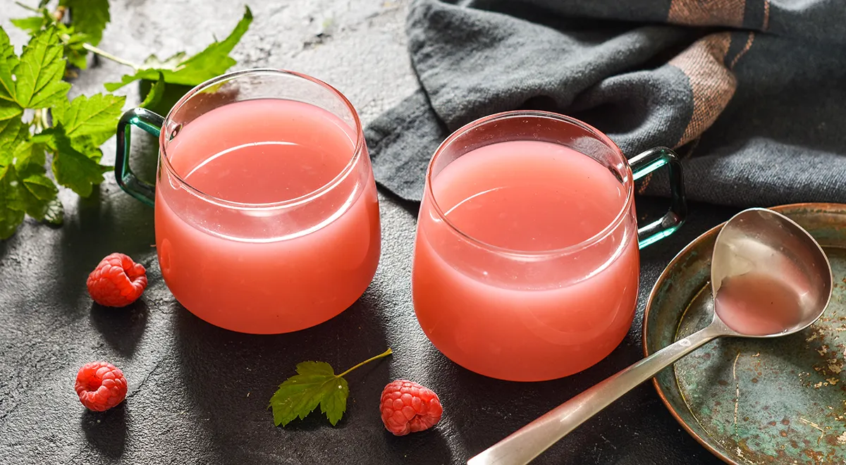 Рецепт киселя из малинового варенья