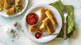 Блины с мягкими сырами