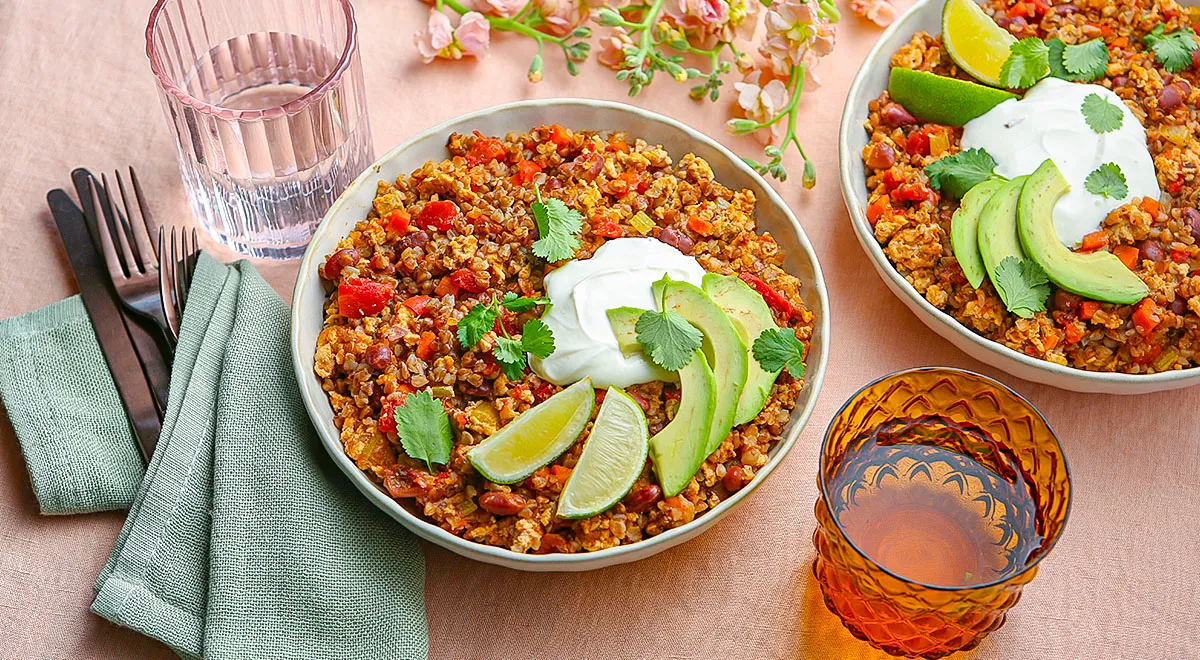 Чили с индейкой и гречкой