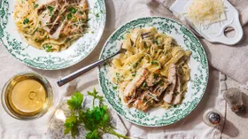 Паста «Альфредо» с курицей