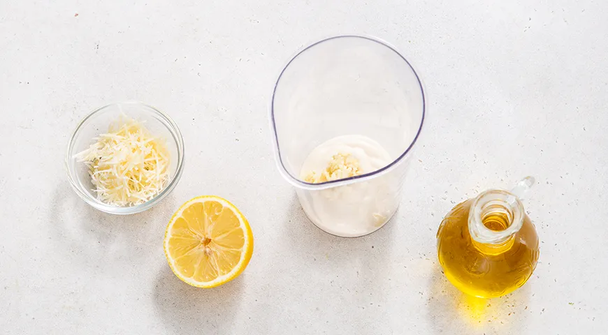 Цезарь с красной рыбой