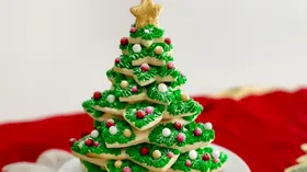 Новогодняя елочка из имбирного печенья