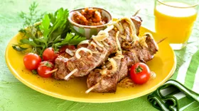 Шашлык из свинины в аэрогриле