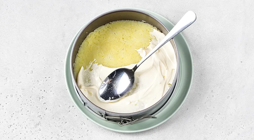 Мимоза с ананасами