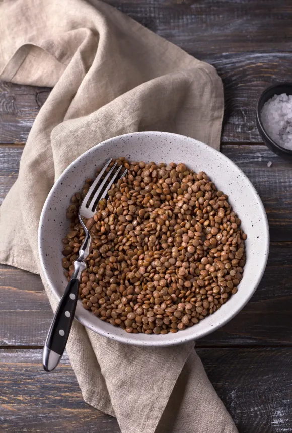 Чечевица вареная