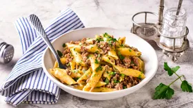 Макароны по-флотски с пастой