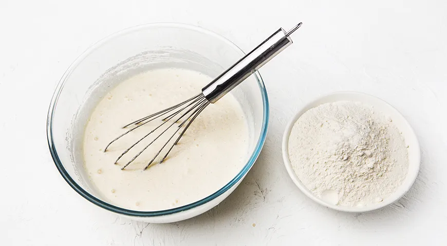 Манник «Зебра» на кефире без яиц