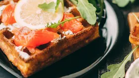 Рецепты с яйцом куриным, маслом оливковым и лососем