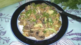 Рецепты с уксусом, соусами и шампиньонами