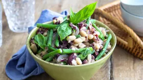 Рецепты с маслом растительным, базиликом и бобами
