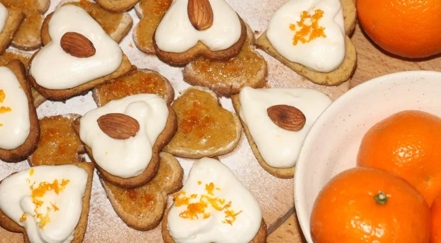 Как приготовить миндальное печенье с апельсиновым суфле