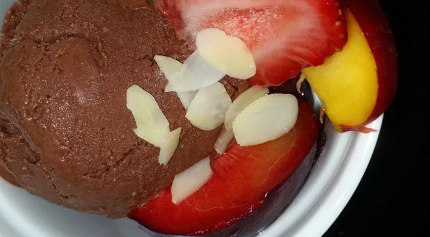 Итальянское мороженое джелато Шоколато