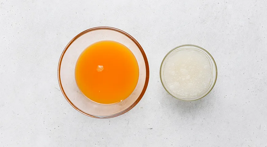 Желе с мандаринами