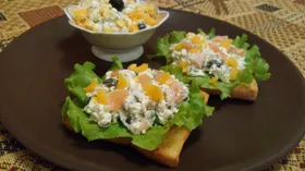 Простые рецепты с творогом и лососем