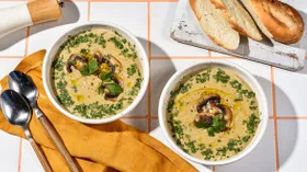 Крем-суп из грибов со сливками