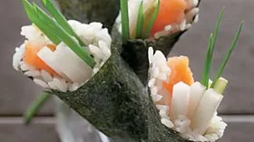 Простые рецепты с рыбой и нори