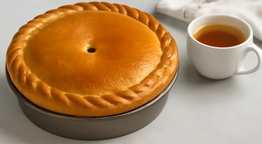 Вишневый пирог на дрожжевом тесте