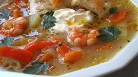Рыбный суп с конгрио (Caldillo de congrio)